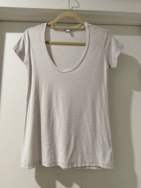 James Perse Slub Tee Scoop Neck Size 0 XS